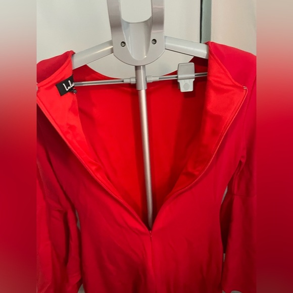 Lulus red bell sleeve dress size small - Picture 5 of 10